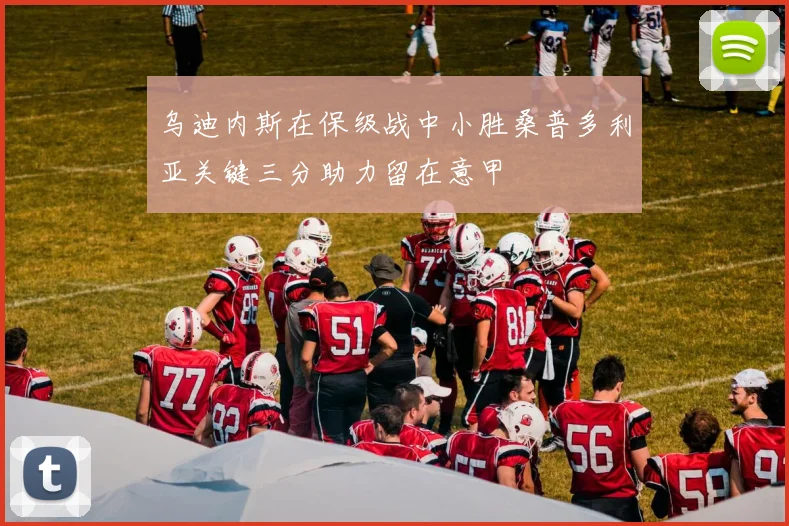 乌迪内斯在保级战中小胜桑普多利亚关键三分助力留在意甲